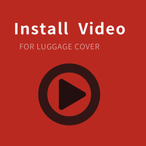 【Video#】Non-Product,Just a video!! For Luggage Cover Install Video!! Plastic Bags Will Be Given Away For Free!!