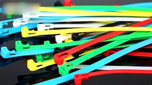 100PCS 5*200MM Releasable Cable Tie Cable Strap Multi Purpose Cable Tie Reusable Nylon Cable Zip Tie