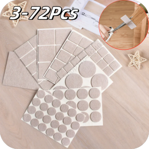 8 New Styles Self Adhesive Felt Chair Leg Pads Floor Protectors Furniture Legs Covers Mute Anti-Slip Pads Furniture Accessorie