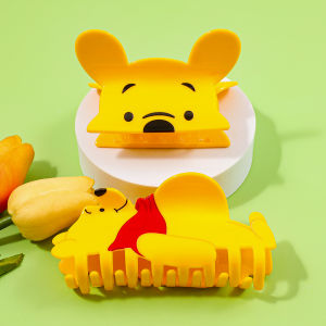 1pc/2pcs Disney Winnie the Pooh series hair clips unique and personalized hair accessories shark clips cute hair decorations