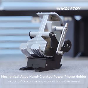 NIKOLATOY | Hand Crank Power Generation Cell Phone Stand