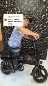 ANCHI จักรยานไฟฟ้า 2025 จักรยานไฟฟ้าพับได้ ผู้ใหญ่ ด้วยแบตเตอรี่ 48V electric bike สามารถขับได้ 50 กม. พร้อมที่วางโทรศัพท์