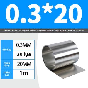 Bộ Phận Thép Không Gỉ 304 Mỏng Laser Cắt Thép Mỏng Sắt Phẳng Dày 0.05 0.1mm 0.2 0.3 Thép Không Gỉ Tranh Sắt Dụng Cụ Phần Cứng