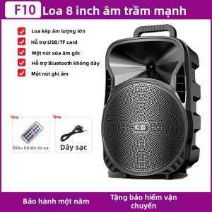 soaiy | Loa Bluetooth Di Động Ngoài Trời Âm Lượng Lớn 8 inch