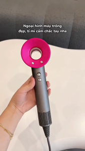 [Tặng 5 đầu sấy] Máy Sấy Tóc Ion Âm 5in1 Không Cánh Quạt 3 Tốc Độ Công Suất 1600W 2 Chiều Chuẩn Salon