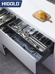 HIGOLD Khay Chia Ngăn Kéo Nhà Bếp Series L 2.0 | Khay Đựng Dao Muỗng Đũa Thông Minh Ngăn Nắp