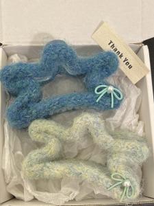 Soft Plush Star Shark Clip Womens Fashion Accessories Gentle Lazy Style Hair Decorations Elegant Atmosphere Sweet Personality