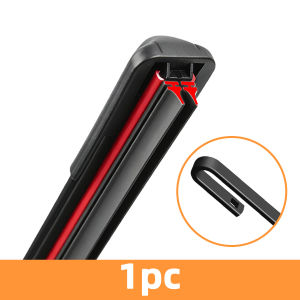 Yitong Universal Car Windshield Wiper Blade J/U Double Rubber Strip Wiper Blade Natural Rubber Strip 16"18"20"21"22" Accessories