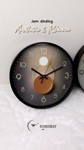 SOMEMAY Jam Dinding 8217 / Jam dinding aesthetic diameter 30 cm/ Jam dinding tempel