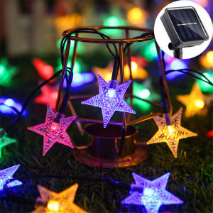 100/50/20Led Solar Star String Lights Waterproof LED Solar Powered Fairy Lights for Christmas Birthday Wedding Decor
