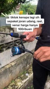 Satu Set Paket Joran Pancing UL Udang / Wader 120cm 1-3LB - Pancing Micro Fishing Sungai dan Waduk