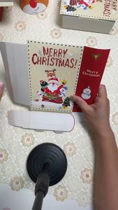 Paperbook Merry Christmas Natal Berbentuk Buku Tebal