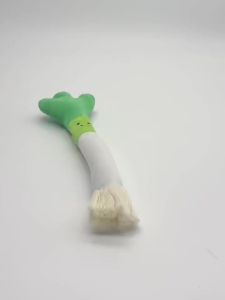 Interactive Fluffy Plush Cat Toy with Bell Simulated Scallion Kitten Interactive Training Toy Indoor Pet Accessories Playtime