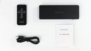 LEMORELE HDMI Switcher 4K 30Hz 5 In 1 Out Distributor Converter Bidirectional Switching for Laptop TV Projector Monitor Switch