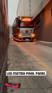 ADN Led Matrix Panel Mobil Toko Sign Source Lampu RGB Full color Running Text