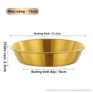 Dĩa Chấm Bằng Thép Không Gỉ 304 Cao Cấp
