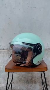 Helm Bogo Hijab Cepol SNI Full Leher Pria Wanita Dewasa Terbaru Paling Murah