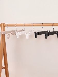 MLADEN Clip Hanger for Pants Clothes Skirt Plastic Strong Hanger Clip Space Saving Hanger Clip Seluar Tudung