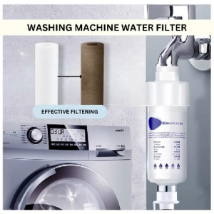 Ready Stock Biruite Washing Machine Water Filter Tap Water Washer Shower Head with Connector Removal Impurities Faucet Water Purifier Cartridge Water Heater Toilet Pipe Kitchen Sink Paip Tandas Kotoran Air Penapis Air Mesin Basuh Clothes Yellow 自來水過濾器