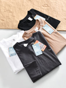 เสื้อยืดคอกลมแขนยาวผ้าฝ้ายอบไก่แกงเผ็ดสุดหรูหราสำหรับผู้ชาย เสื้อผ้าใส่สบายในฤดูใบไม้ร่วงและฤดูหนาว ผ้าฝ้ายแท้ 100% ผ้าฝ้ายแท้