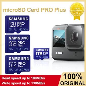 Original SAMSUNG Micro SD Card PRO Plus U3 V30 C10 Read Speed up to 180MB/s / 128GB / 256GB/512GB/1TB/2TB Memory Card