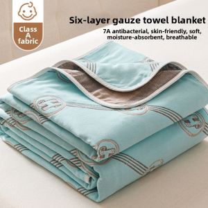 NONGNONGAI | Six Layer Gauze Thin Blanket For Air Conditioned Naps