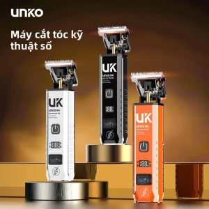 Máy Cắt Tóc Không Dây Chuyên Nghiệp Sạc Điện Dùng Cho Nam Giới Trẻ Em Sử Dụng Tại Nhà & Salon Kèm 3-4 Đầu Cắt Bằng Thép Không Gỉ