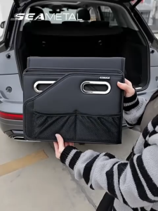 SEAMETAL นกนางนวล กล่องเก็บของในรถ กระเป๋าเก็บของท้ายรถ ที่วางแก้วน้ําอัตโนมัติ