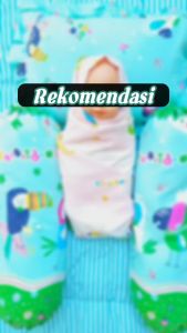 Bantal Guling Bayi 3in1 STRAWBERRY murah / set bantal guling bayi BGS-02