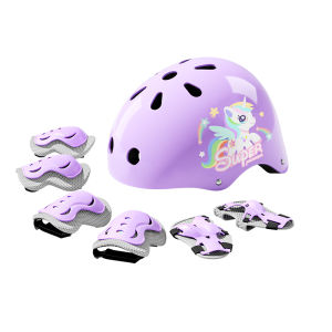 SUPER YOUNGSTER | Childrens Roller Skating Protection Gear Helmet Set Balance Bike 