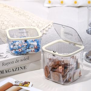 YOUKAMAN | Snack Storage Box Transparent Dustproof Cute Pellet Storage Box