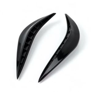 31cm Arc-shaped Universal Rubber Car Bumper Corner Protector Stickers Guards Buffer Trim Molding Anti-Scratch Protection Strip