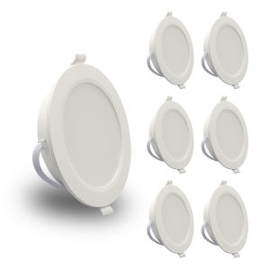 6 Pack 3 4 5 6 8 Inch Downlight LED Can Lights Retrofit Recessed Lighting 3000K 4000K 6000K 6 Inch Recessed Lights Selectable