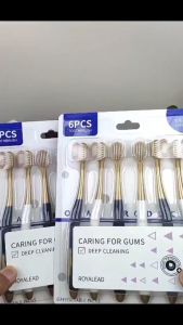 ส่งสินค้าทุกวัน แปรงสีฟันยกโหล1 แพค 6 ด้าม toothbrush แปรงฟันผู้ใหญ่ แปรงสีฟัน ขนแปรงนุ่ม แปรงสีฟันบลัชมี