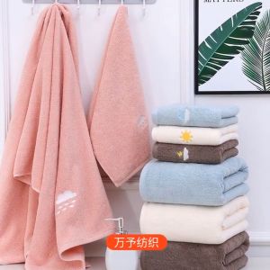 ผ้าเช็ดตัว ผ้าขนหนู คอตตอน 100% ผ้าขนเป็ดหนานูมนุกูล ขนาด 70*140ซม