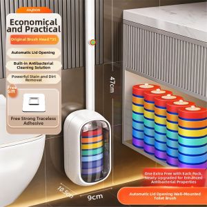 JOYBOS | Disposable Corner-Reaching Bathroom Toilet Brush Wall Mounted