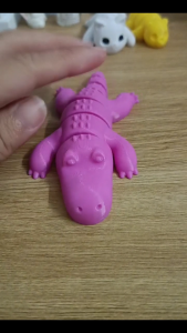 Mô hình cá sấu in 3D khớp flexi uốn cong linh hoạt – Đồ chơi mini bàn làm việc quà tặng độc đáo handmade Việt Nam