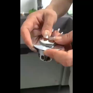 Thiết bị chặn nước lavabo lõi bằng đồng mạ inox chống gỉ