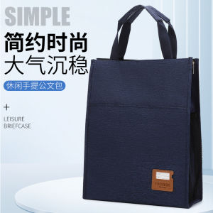 กระเป๋าใส่เอกสารผ้าใบมีซิปสำหรับนักเรียนชายและหญิงแบบแนวตั้งเอกสารข้อมูลแบบถือสำหรับนักเรียน A4การพิมพ์โลโก้ที่กำหนดเองสำหรับเรียนพิเศษของนักเรียน