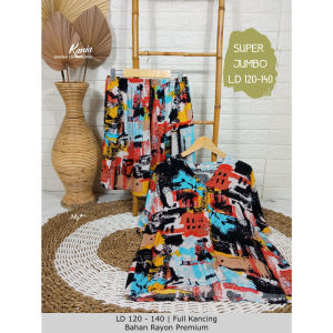 Setelan SUPER JUMBO Wanita LD 140 & 120  Piyama Big Size Terbaru | LN Oriani