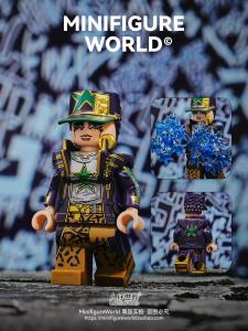 Đồ Chơi Khối Xây Dựng Anime JoJo Stone Ocean Anime Action Figure Kongsolo Blocks Đồ Chơi Trẻ Em Độ Tuổi 6 Trở Lên