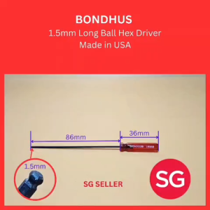 Bondhus Long Ball driver 1.5 2.0 2.5 4.0mm. Ideal for repair special equipment. Made in USA
