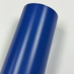 Cuộn Phim Vinyl Phủ Bóng Mờ Màu Xanh Đậm Cao Cấp 152cm Tự Dính Có Lớp Khí Thoát Không Bong Bóng Dùng Dán Trang Trí Xe Hơi Chất Liệu PVC
