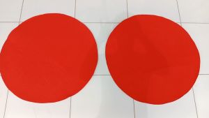Karpet Alas Kurungan Ayam Jago Bangkok Diameter Lingkaran 75cm Alas Tatakan Ayam Warna Merah Alas Karpet Ayam