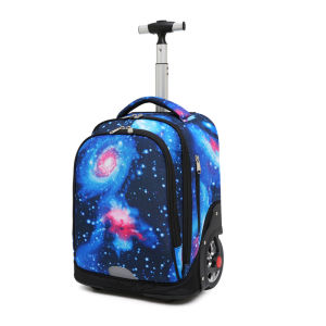 DDOO | Large Capacity Wheeled Waterproof Schoolbag