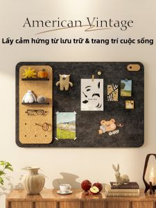 AOMADUN | Felt Cork Board Wall Decoration Storage Display Self-Adhesive Mounting