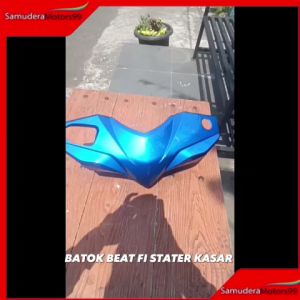 Cover Batok Kepala Depan BEAT FI 2012 2014 Biru Stater Kasar