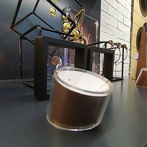 WOP Store ป้ายราคาสินค้าขนาดเล็กจิ๋วทรงกลม ไม้วอลนัท ไม้บีช ป้ายราคาร้านจิวเวลรี่ ร้านเบเกอรี่ ป้ายทรงกลมมีพลาสติกครอบ