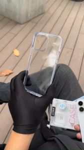 Ốp trong suốt Iphone LIKGUS CRYSTAL Clear Case bảo vệ Camera Chống ố Viền dẻo cho IP 14 15 16 17 Pro Max