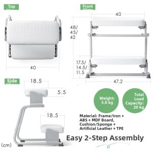 Hinomi | Ergonomic Adjustable Foot Stool with 3WAY